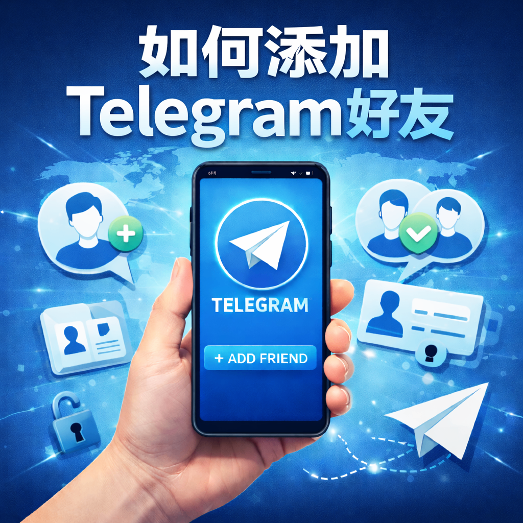Telegram如何添加好友？